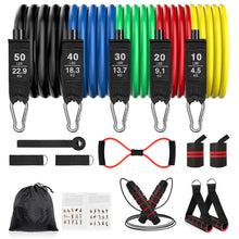 Load image into Gallery viewer, Resistance Bands Set for Men Exercise- Resistance Band with Handle for Indoor Outdoor, Workout Band Fitness Band for Muscle Training Shape Body
