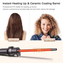 Load image into Gallery viewer, BESTOPE PRO Hair Curling Iron 1 inch with LCD Temperature Display Professional Hair Curler Curling Wand for All Hair Types,Dual Voltage and Auxiliary Curling Accessory Included, Rose Golden
