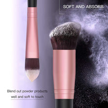 Load image into Gallery viewer, BESTOPE PRO Makeup Brushes 16Pcs Professional Makeup Brush Set 2 Silicone Face Mask Brushes&amp;4 Blender Sponge&amp;1 Brush Cleaner Premium Synthetic Foundation Brush Blending Face Powder Blush Concealers Eye Shadows Makeup Brush Kit
