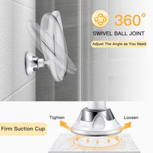 Load image into Gallery viewer, Miroir de Maquillage grossissant x10 Intelligent, Tactile et Portable avec 3 Modes d'éclairage, Rotatif à 360 degrés, Ventouse puissante, pour Table de Salle de Bain et Voyage
