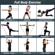 Load image into Gallery viewer, Resistance Bands Set Fitnessbänder für Krafttraining - Bis zu 150 Pfund Widerstandsbänder für Home Gym Work Out
