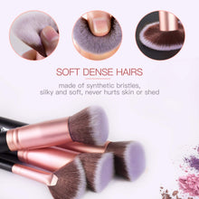 Load image into Gallery viewer, BESTOPE PRO Makeup Brushes 16Pcs Professional Makeup Brush Set 2 Silicone Face Mask Brushes&amp;4 Blender Sponge&amp;1 Brush Cleaner Premium Synthetic Foundation Brush Blending Face Powder Blush Concealers Eye Shadows Makeup Brush Kit
