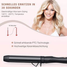 Load image into Gallery viewer, Lockenstab Set BESTOPE Pro Upate Lockenstäbe 6 in 1 Welleneisen mit Lockenwickler 30s schnelle Heizung Wellenstyler Keramikbeschichtung mit LCD-Display
